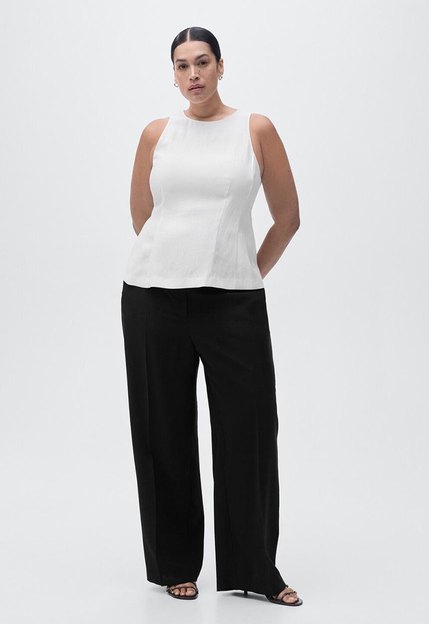 MANGO - Trousers Carlos - Black