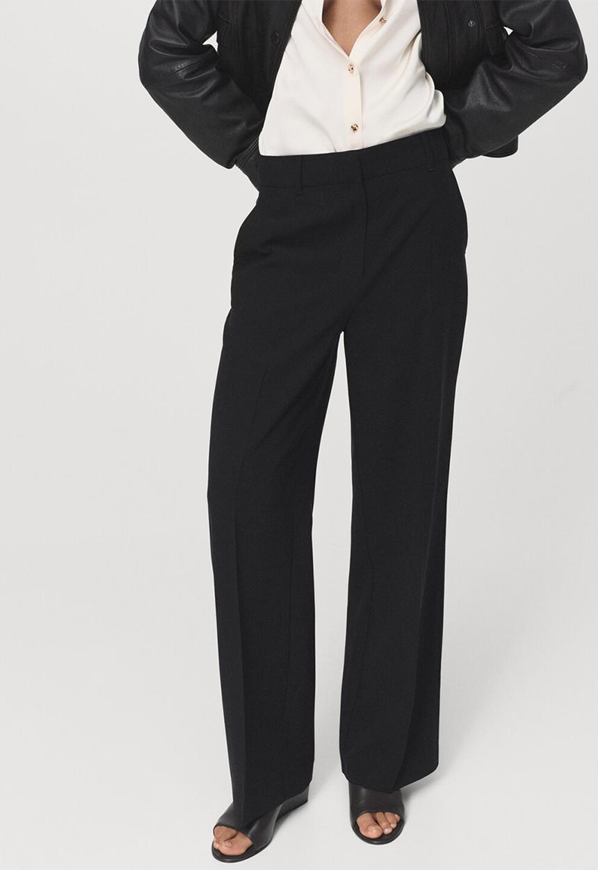 MANGO - Trousers Carlos - Black
