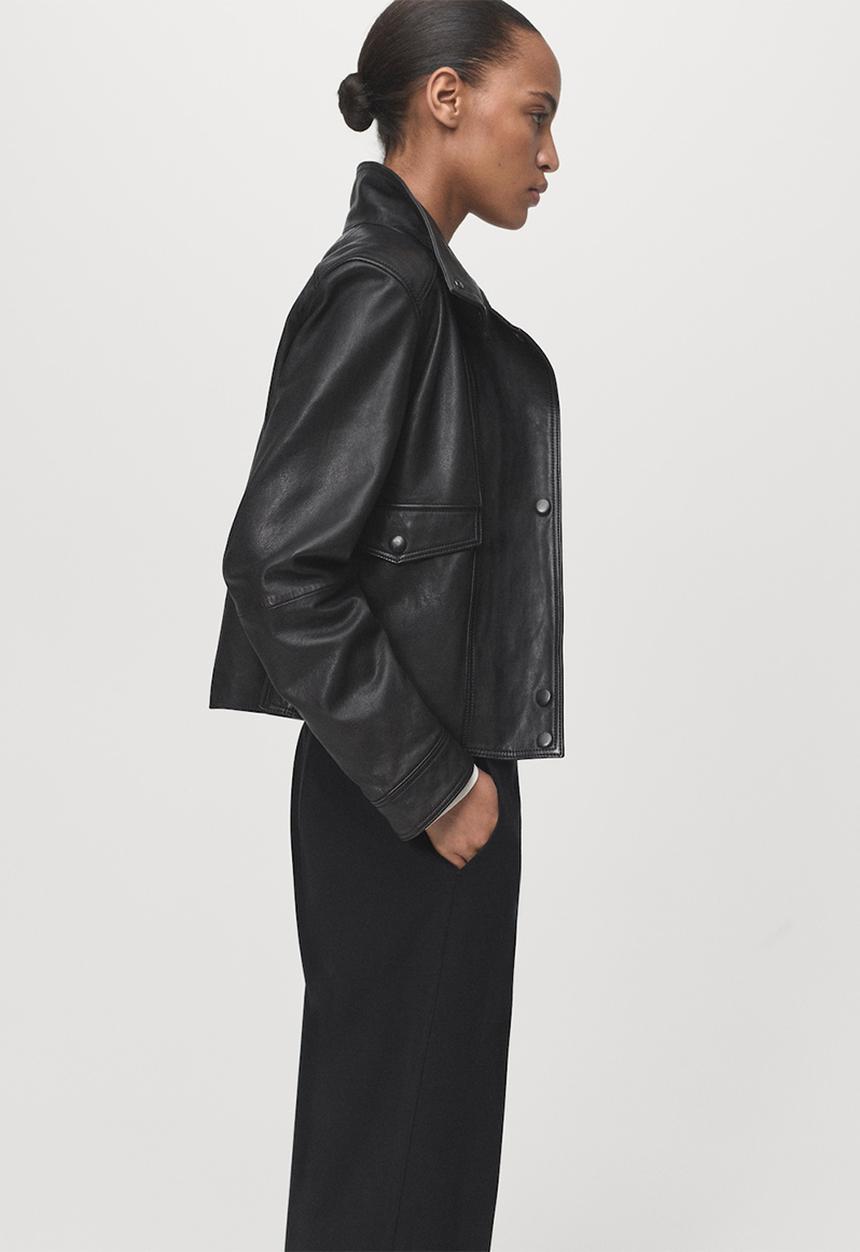 MANGO - Trousers Carlos - Black