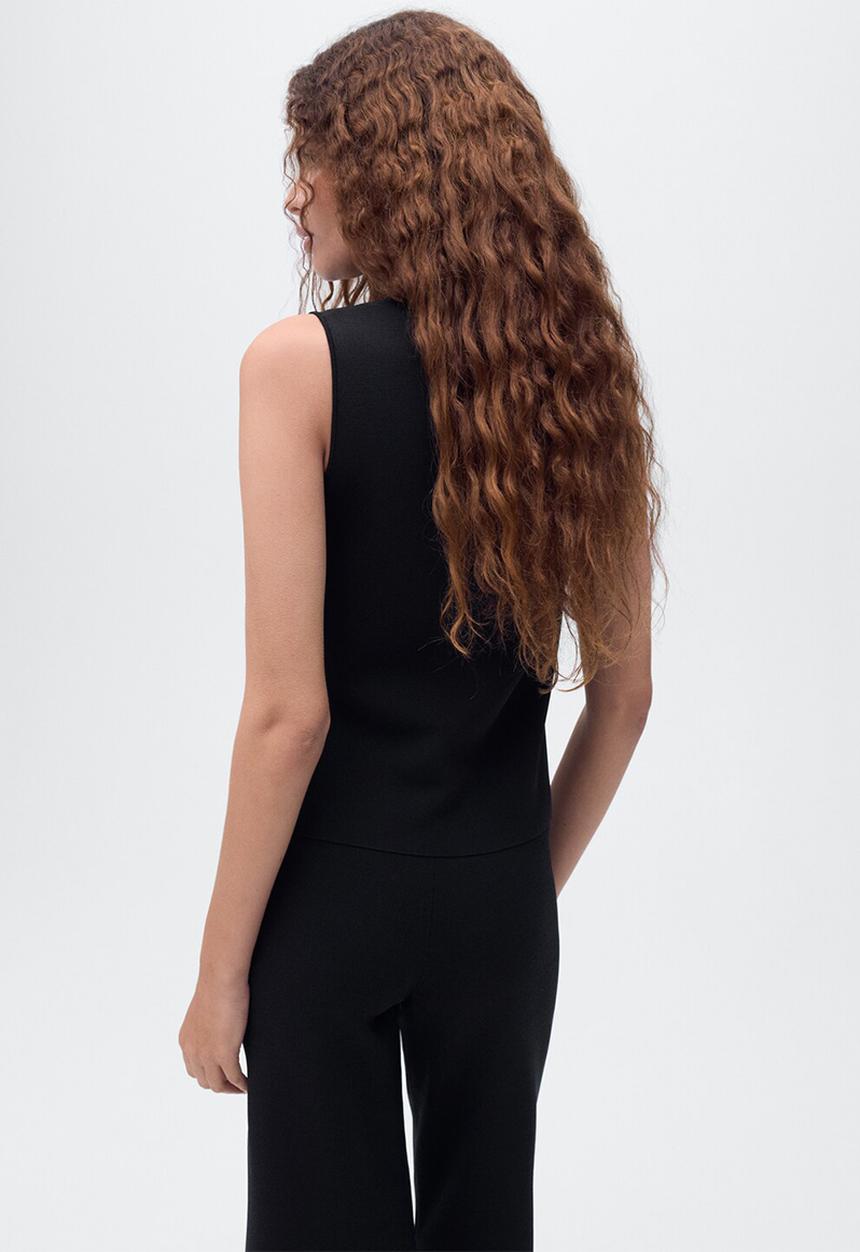 MANGO - Vest Yolando - Black