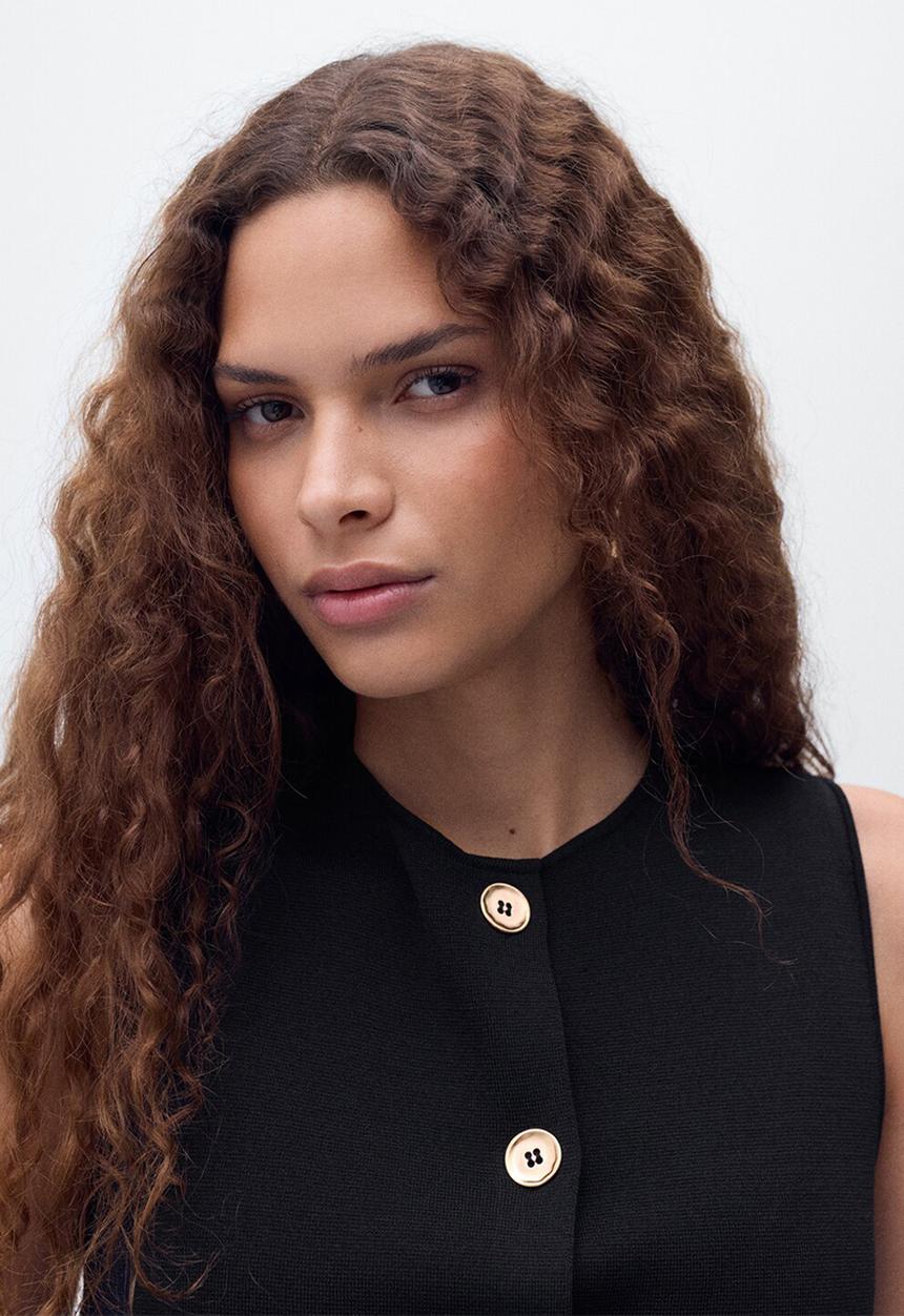 MANGO - Vest Yolando - Black