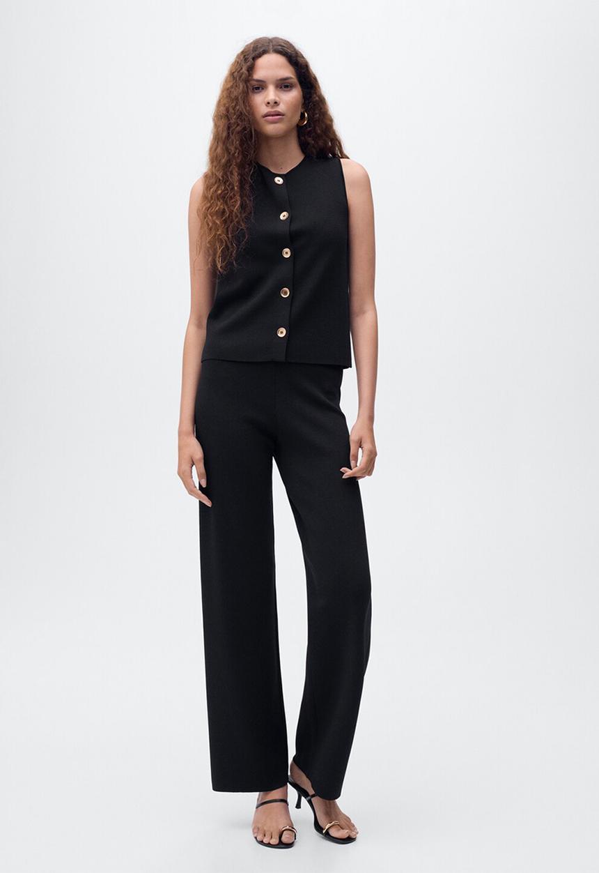 MANGO - Vest Yolando - Black