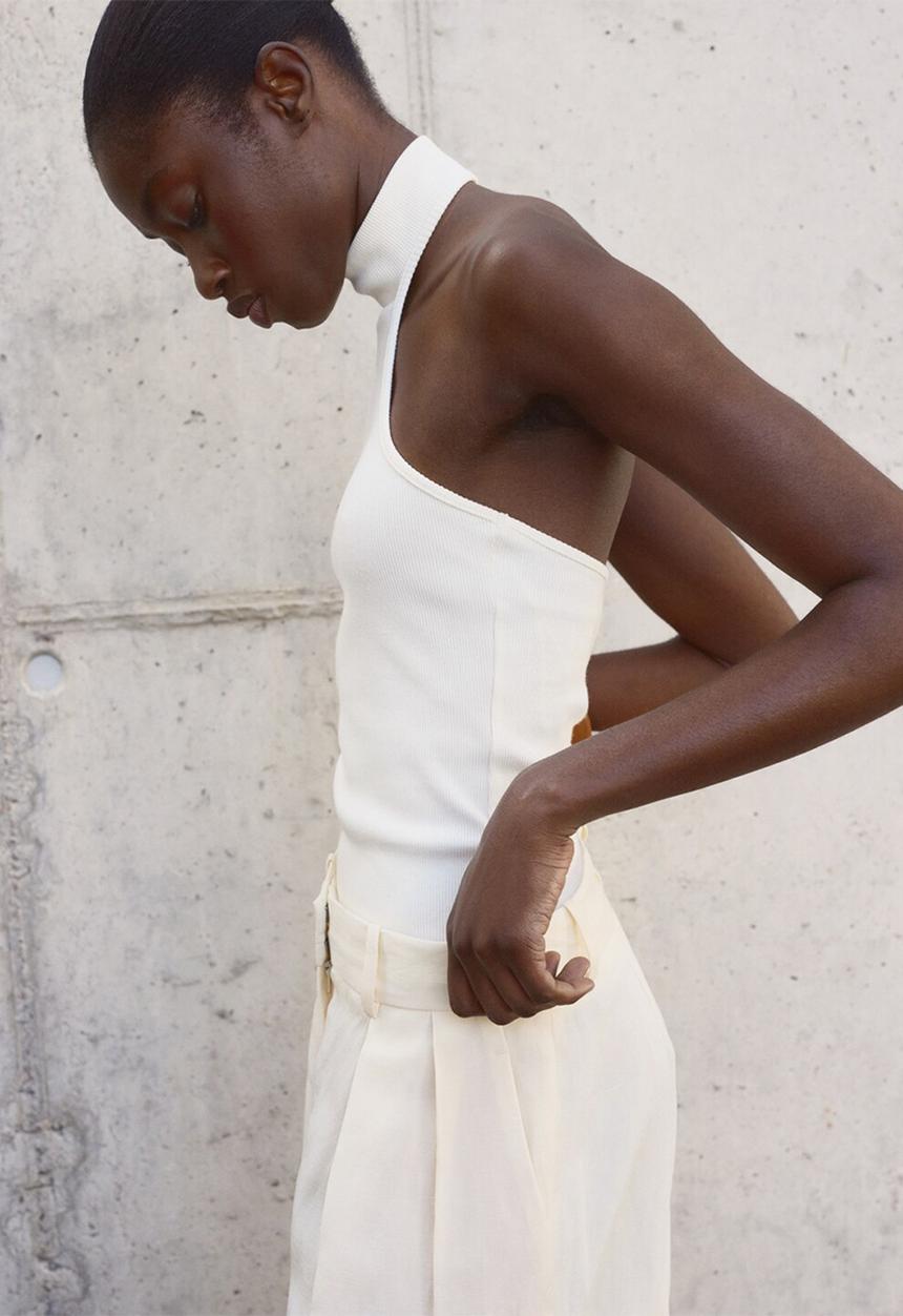 MANGO - Top Duke - Light Beige