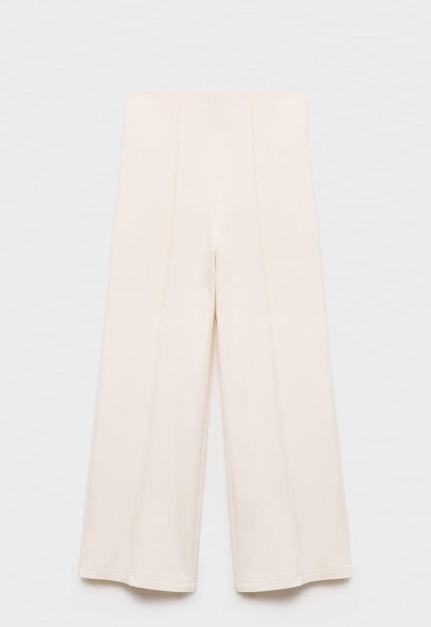 MANGO - Trousers Grey - Light Beige