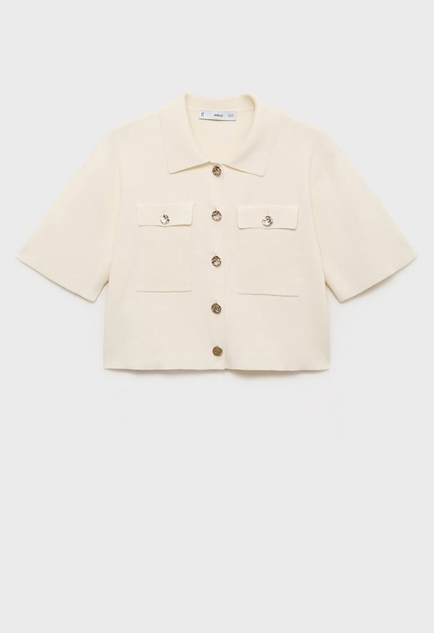 MANGO - Jacket Diana - Light Beige