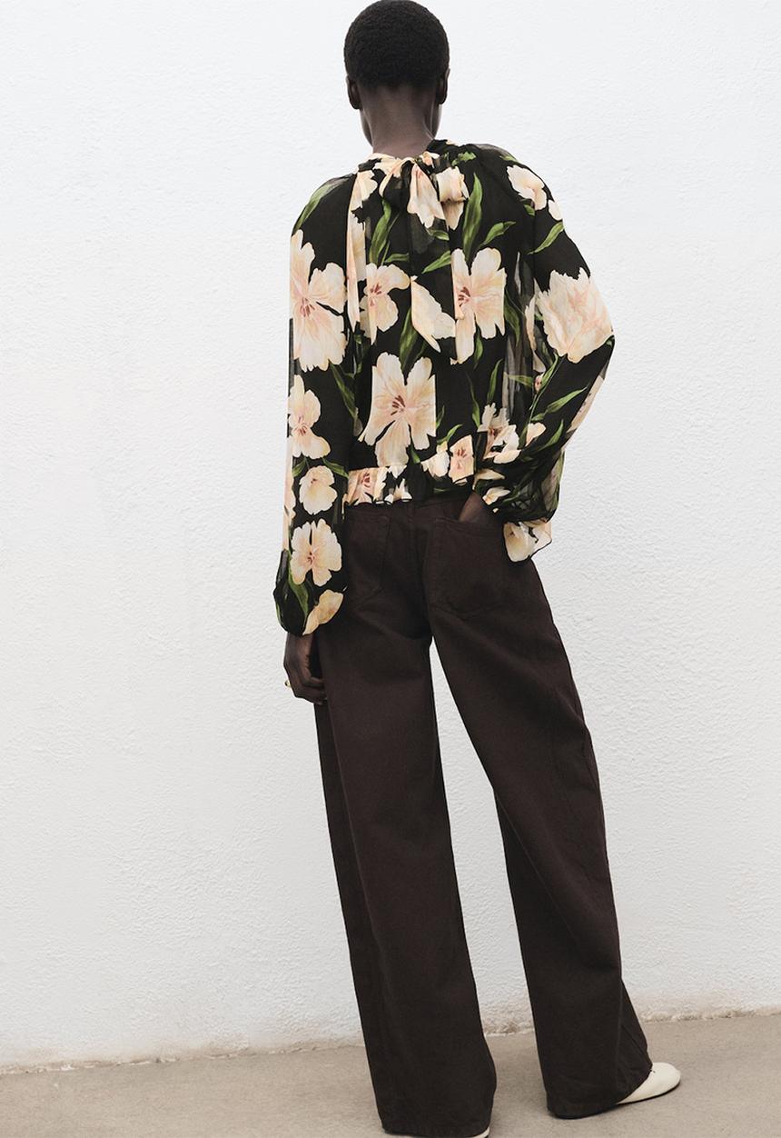 MANGO - Blouse Salty - Black