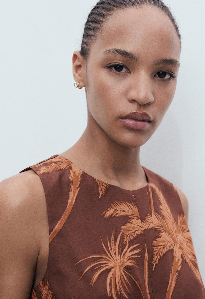 MANGO - Jumpsuit Lana - Brown