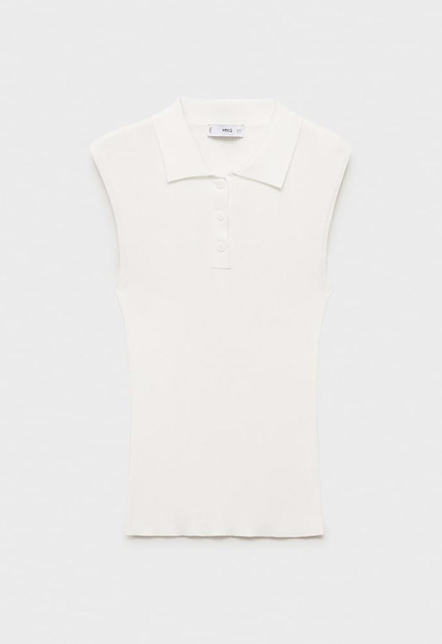 MANGO - Top Rosi - White