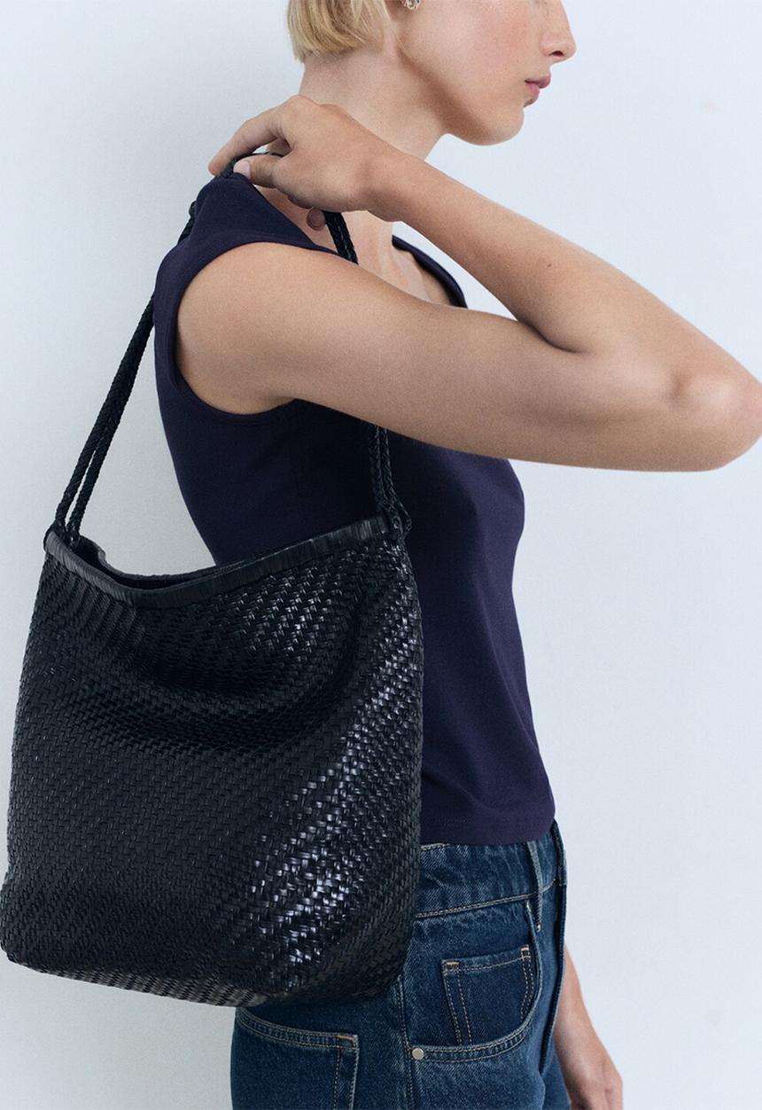 MANGO - T-Shirt Agnes - Navy