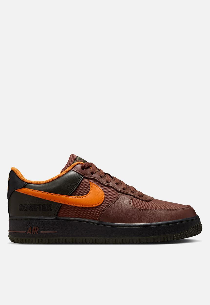 Nike AirForce 1 GORE-TEX ブラック×オレンジ27.5cm Air Force 1 GORE-TEX - FAUNA BROWN/BRIGHT CERAMIC-SEQUOIA-BLACK