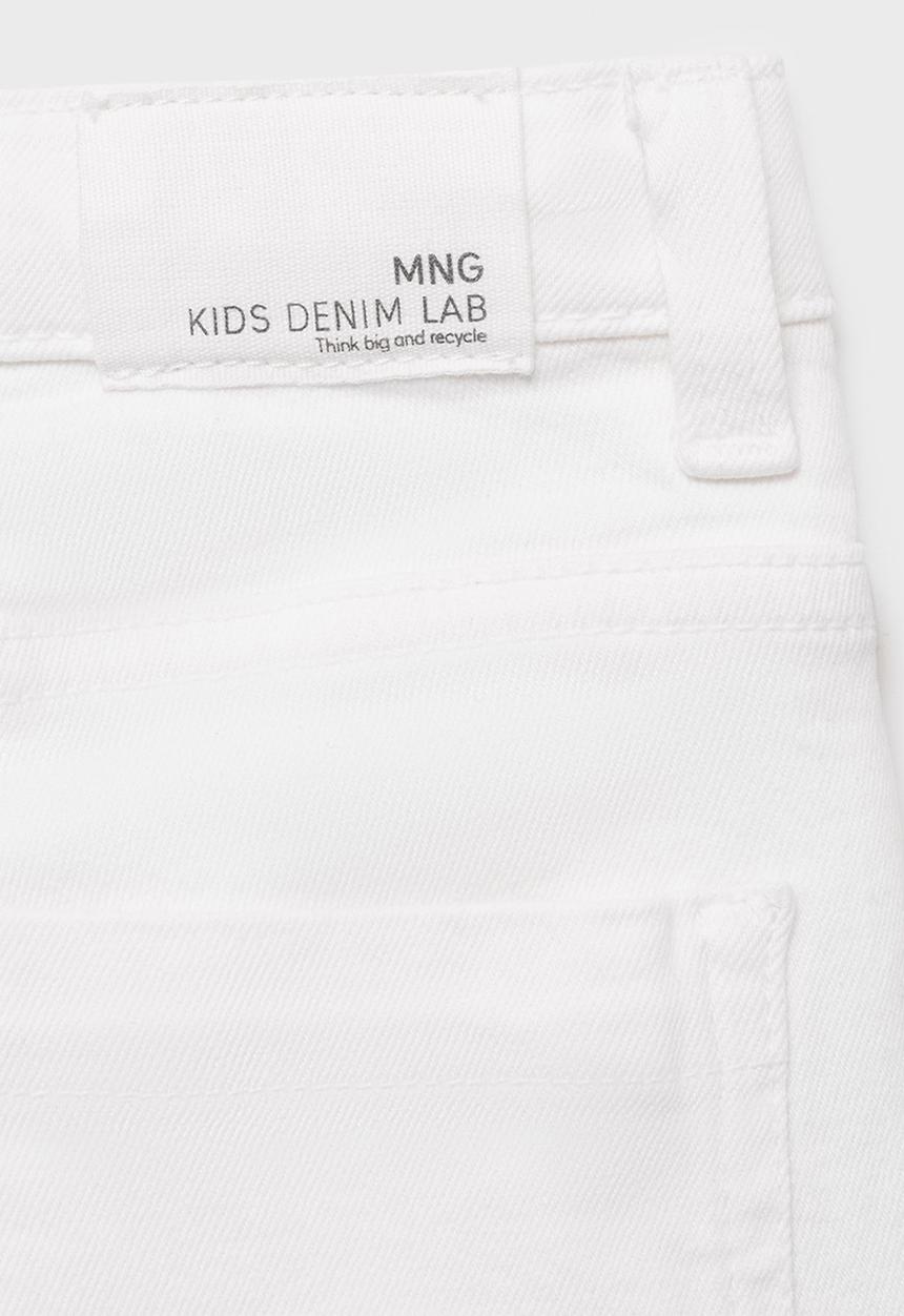MANGO - Jeans Flarep - White
