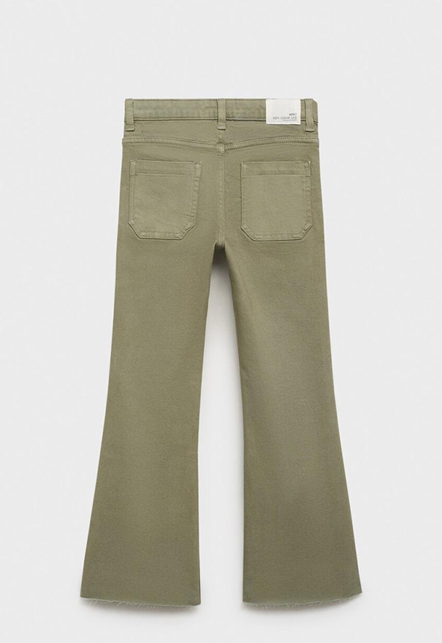 MANGO - Jeans Flarep - Beige/Khaki