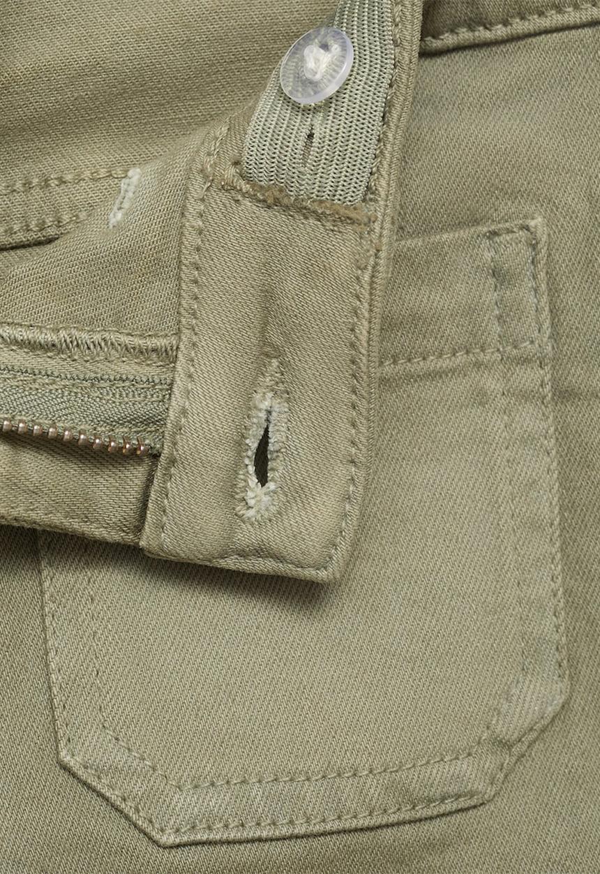 MANGO - Jeans Flarep - Beige/Khaki