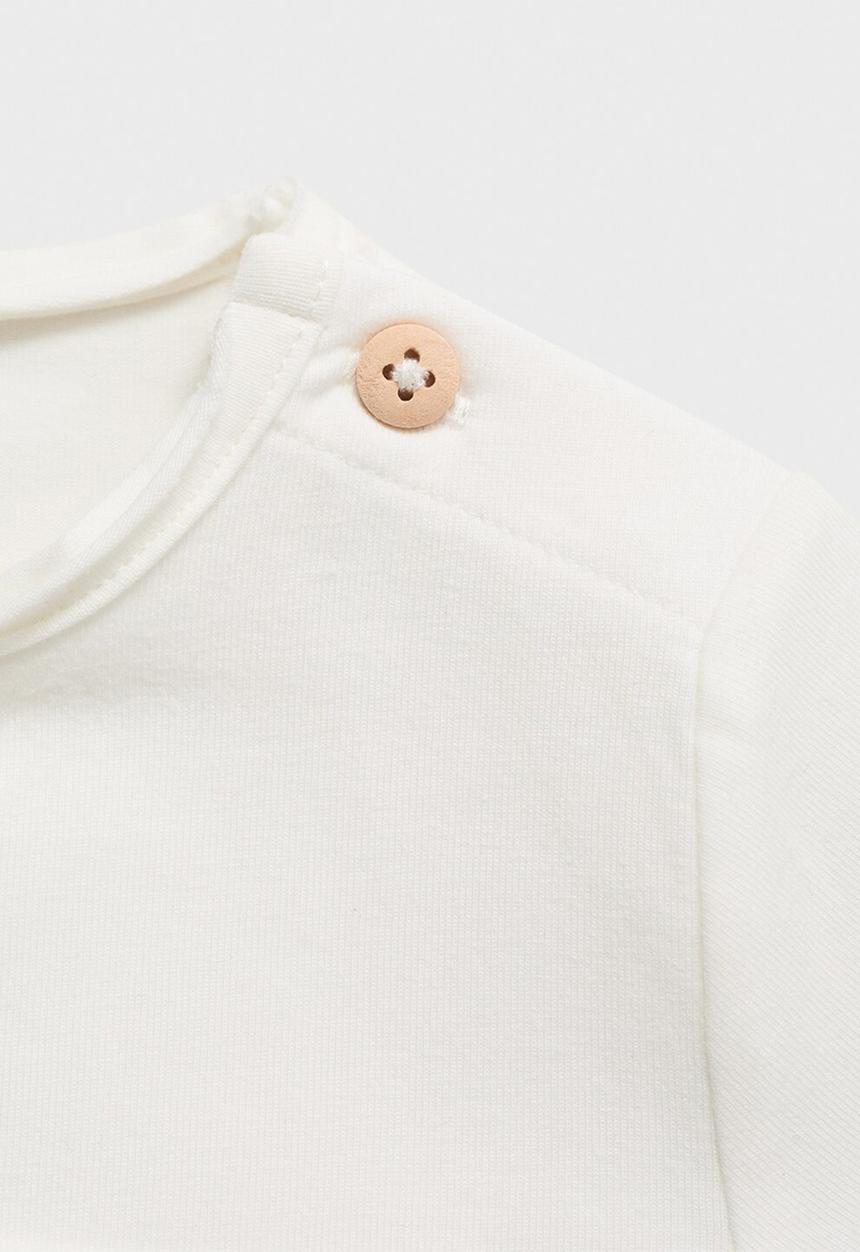 MANGO - Bodysuit Ruffle - Natural