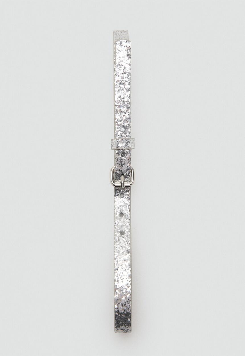 MANGO - Belt Silver - Silver