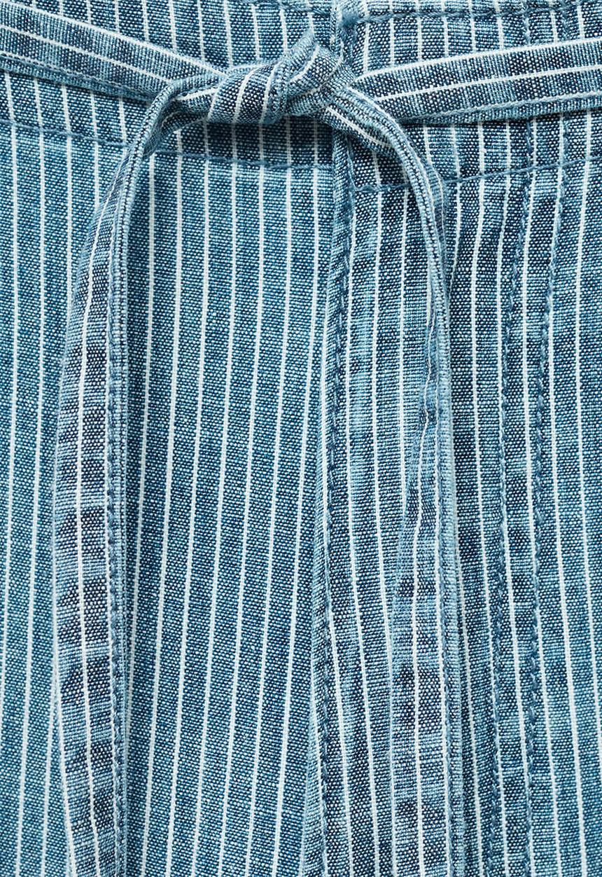 MANGO - Trousers Mery - Medium Blue
