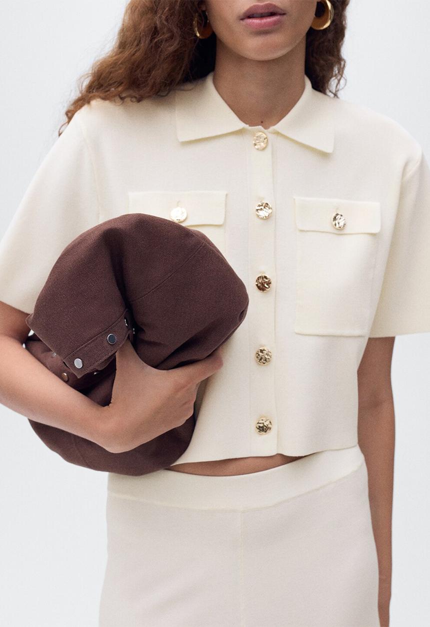 MANGO - Trousers Diana - Light Beige