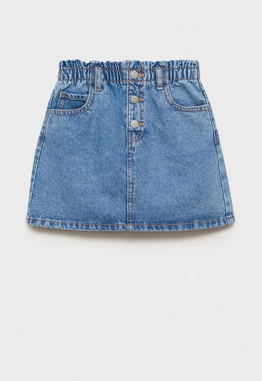 MANGO - Skirt Cindy1 - Open Blue