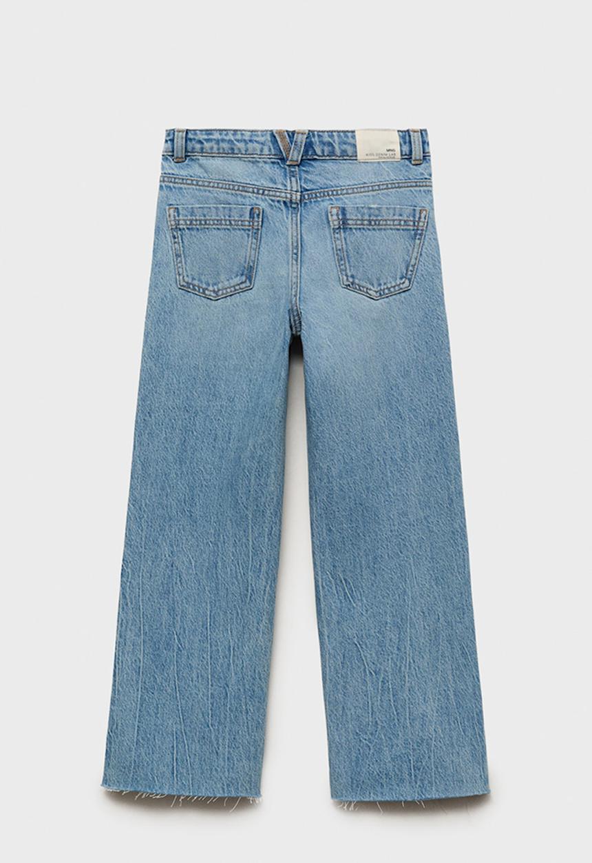 MANGO - Jeans Wide1 - Open Blue