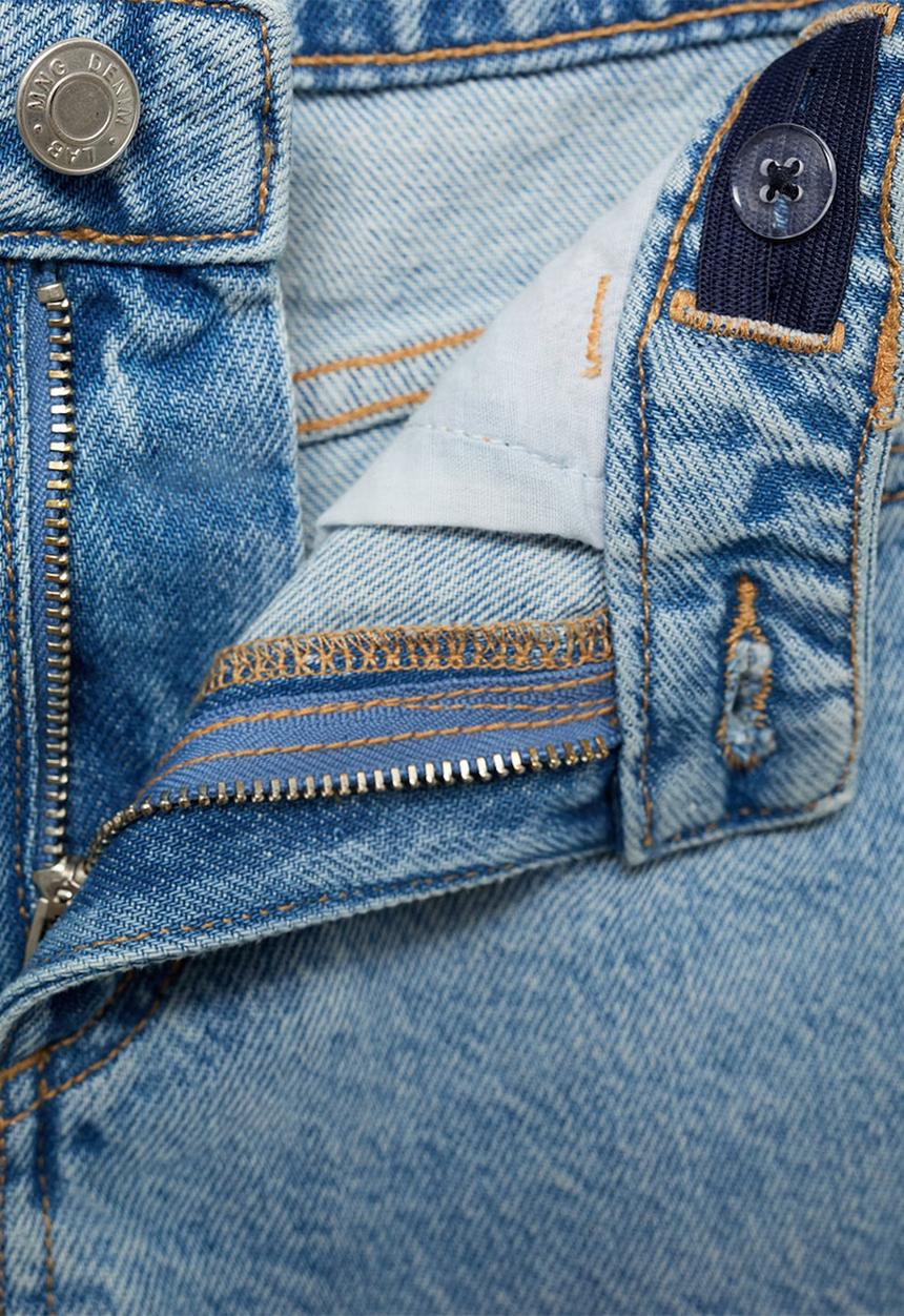 MANGO - Jeans Wide1 - Open Blue