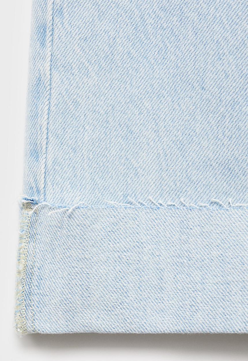 MANGO - Jeans Wide1 - Open Blue