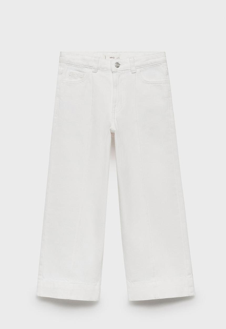 MANGO - Jeans Culotte1 - White