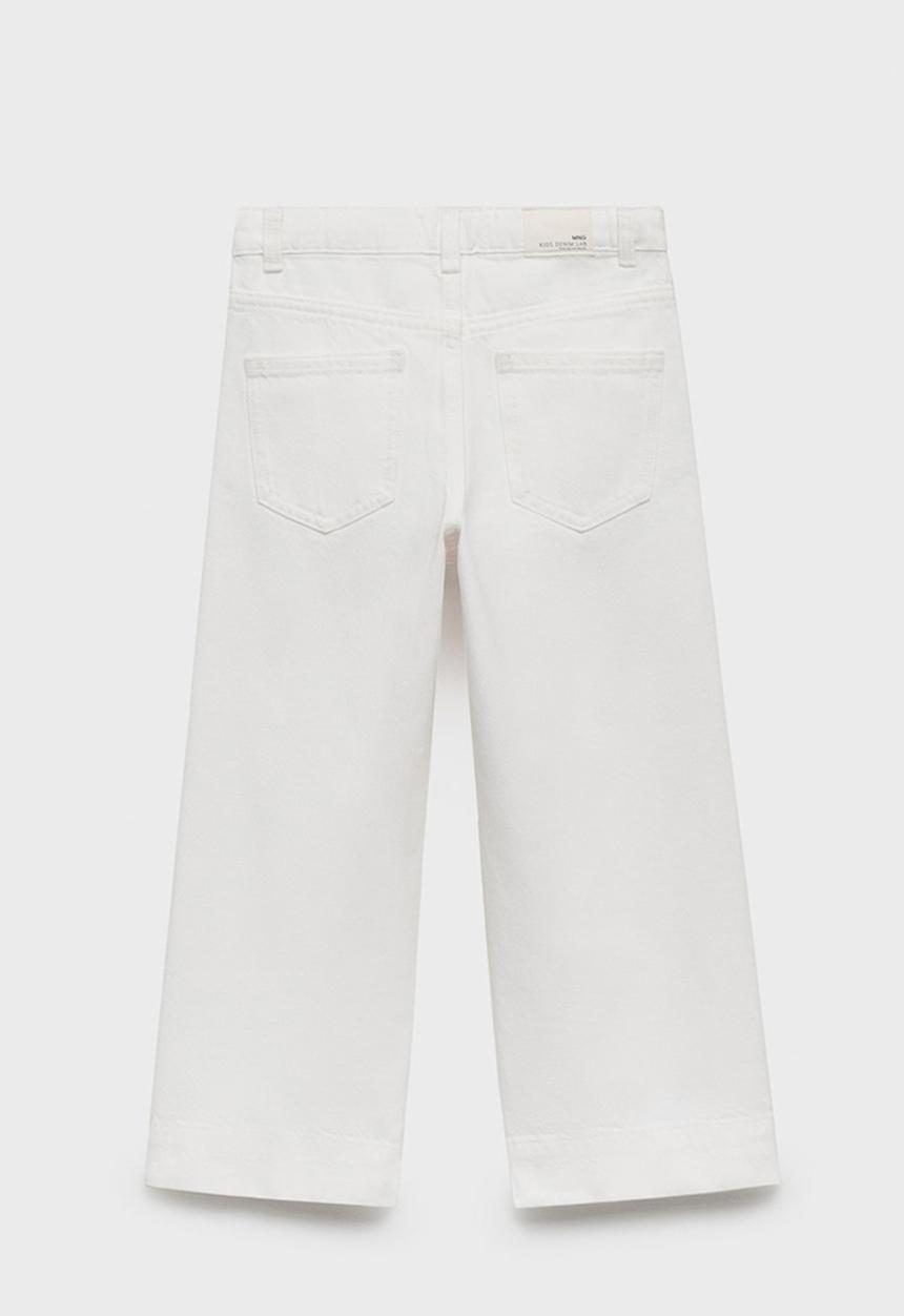 MANGO - Jeans Culotte1 - White