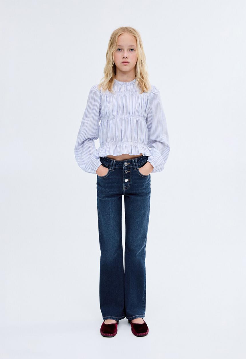MANGO - Jeans Flarexl1 - Open Blue