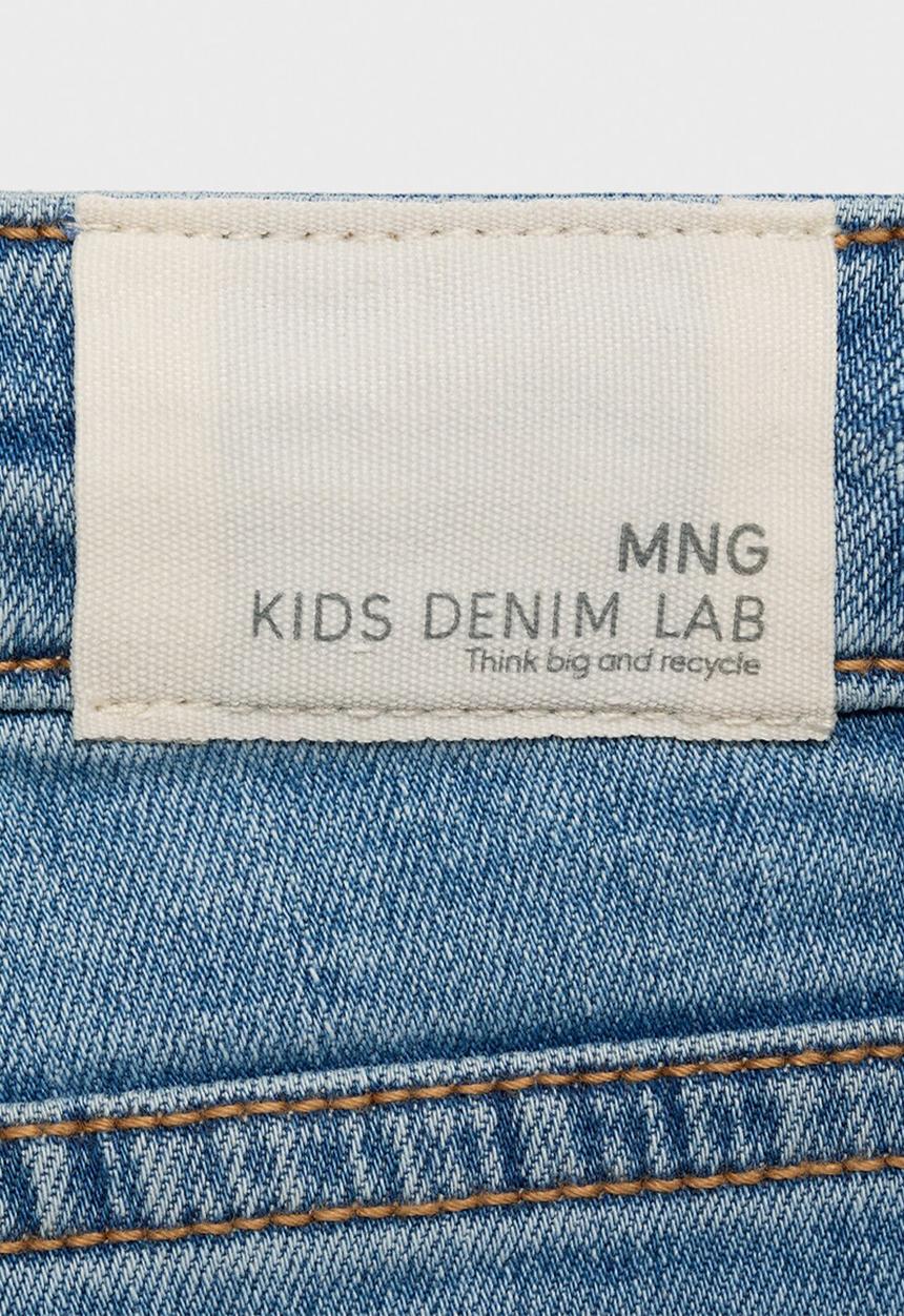 MANGO - Jeans Slim - Open Blue