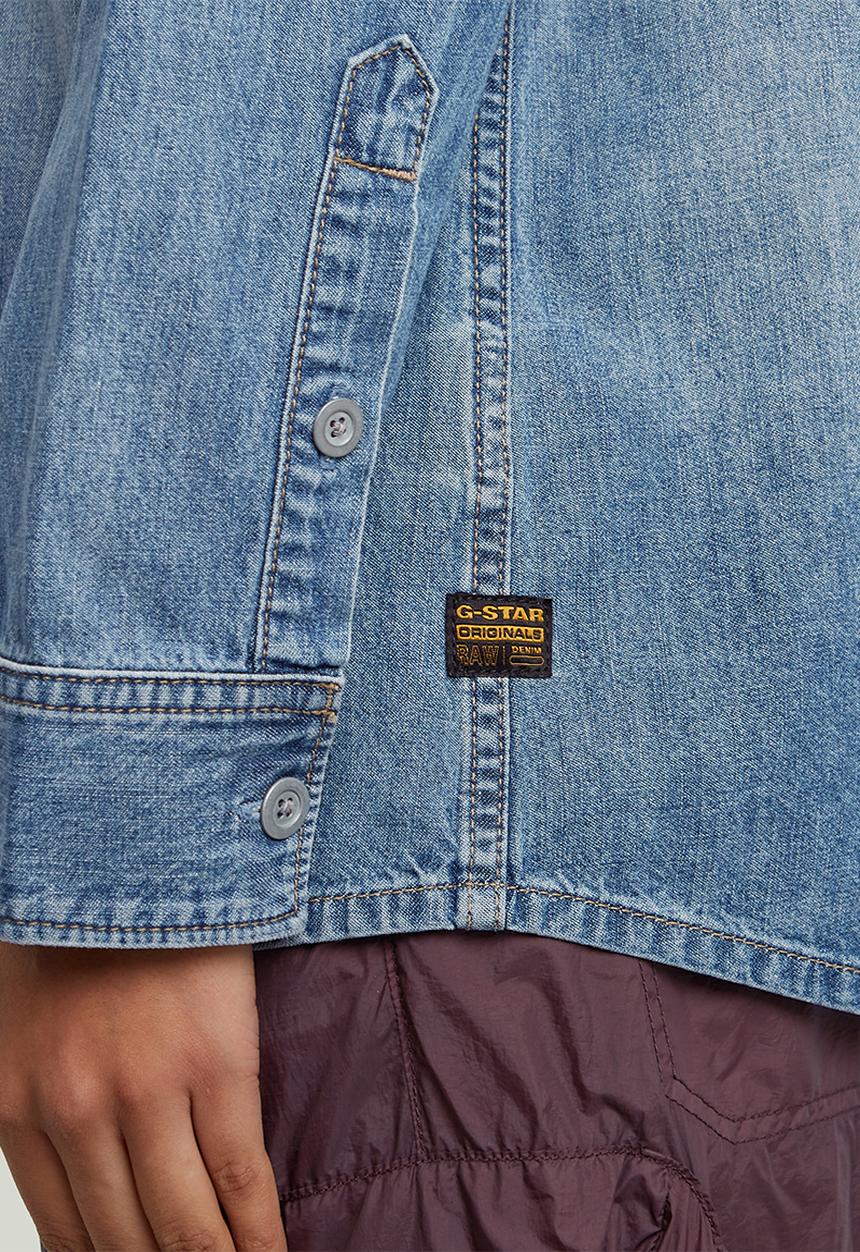 G-STAR - Regular 2-Pocket Shirt l\s Wmn - Sun Faded Thames