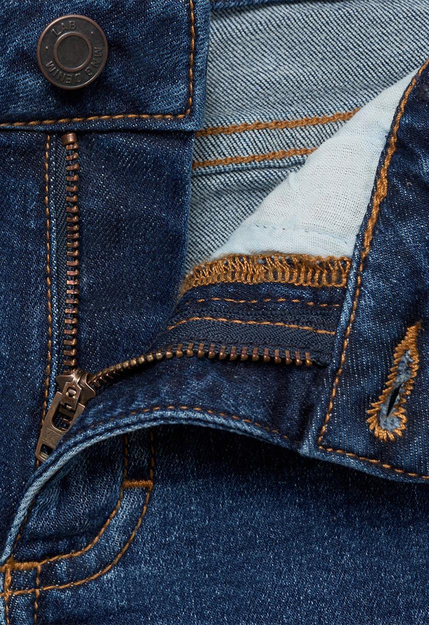 MANGO - Jeans Slim - Open Blue