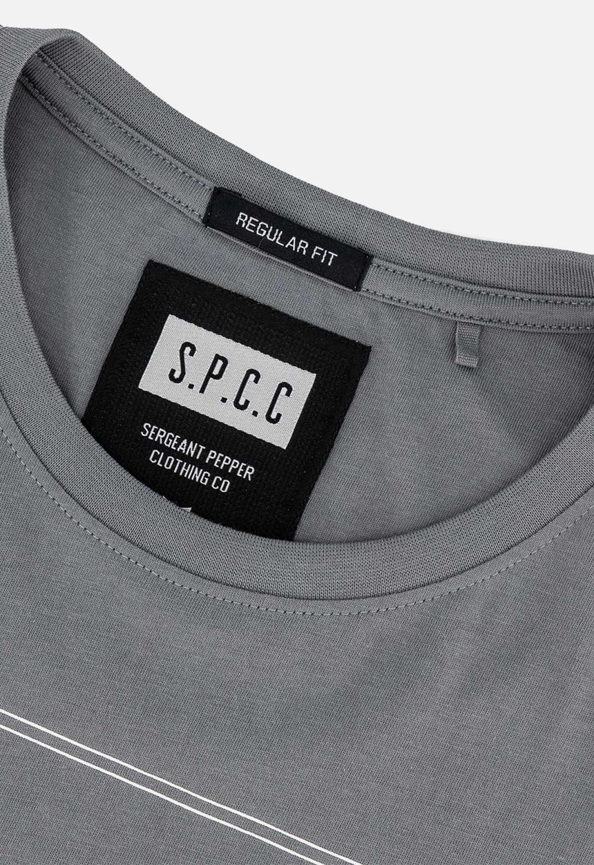 S.P.C.C - Milica Tee Regular Fit Signature Tees Celeste - grey