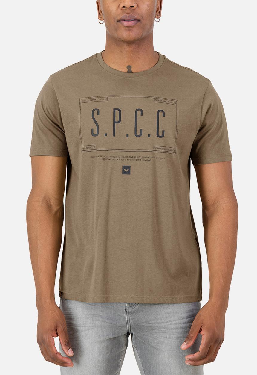 S.P.C.C - Milica Tee Regular Fit Signature Tees Nighthawk - beige