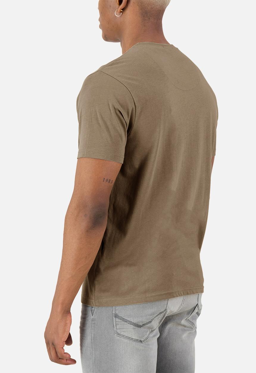 S.P.C.C - Milica Tee Regular Fit Signature Tees Nighthawk - beige