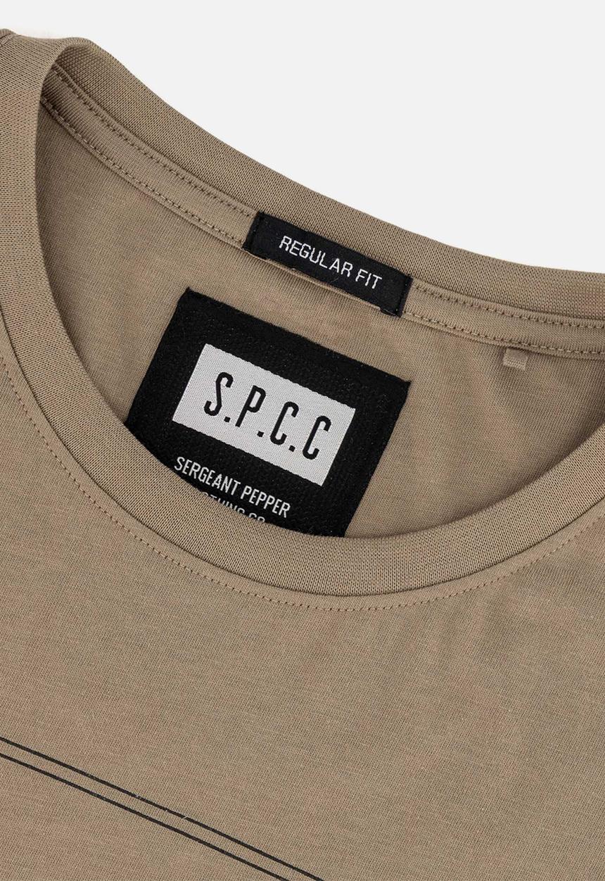 S.P.C.C - Milica Tee Regular Fit Signature Tees Nighthawk - beige