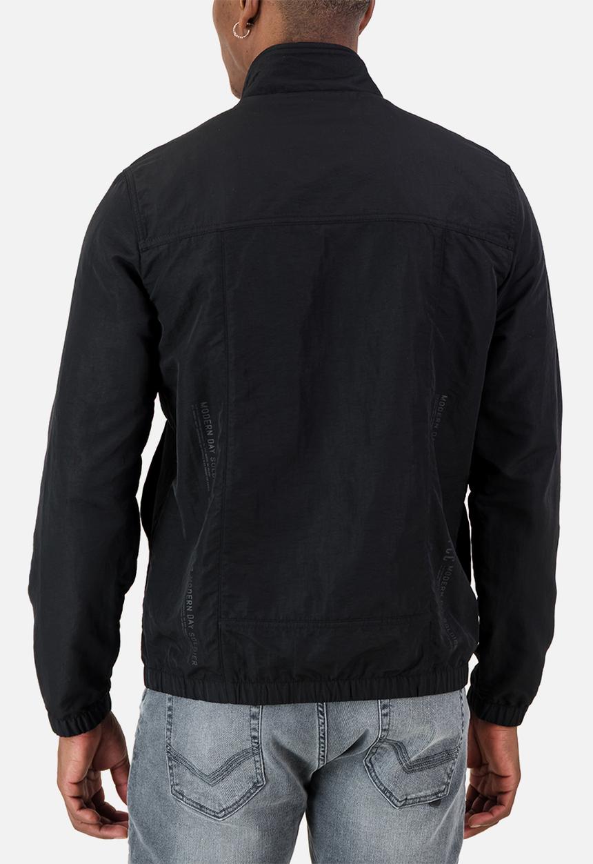 S.P.C.C - Patrol Jacket Regular Fit Unhooded Zip Through Jacket - Black