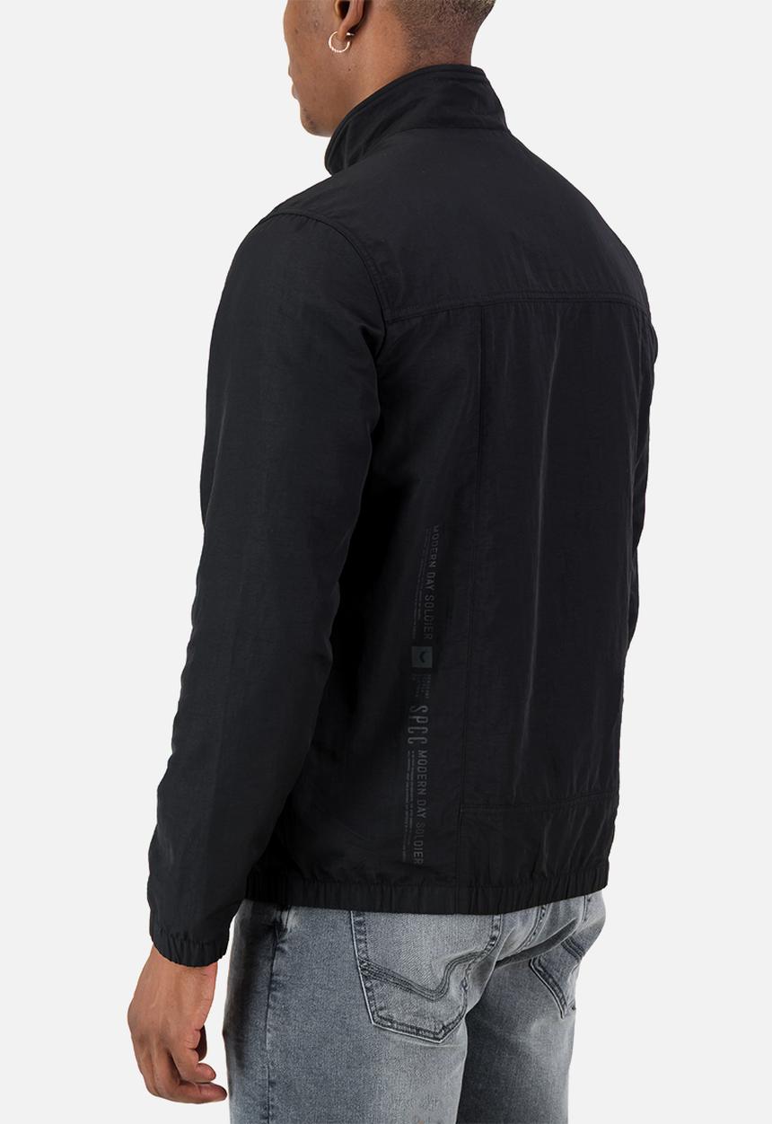 S.P.C.C - Patrol Jacket Regular Fit Unhooded Zip Through Jacket - Black