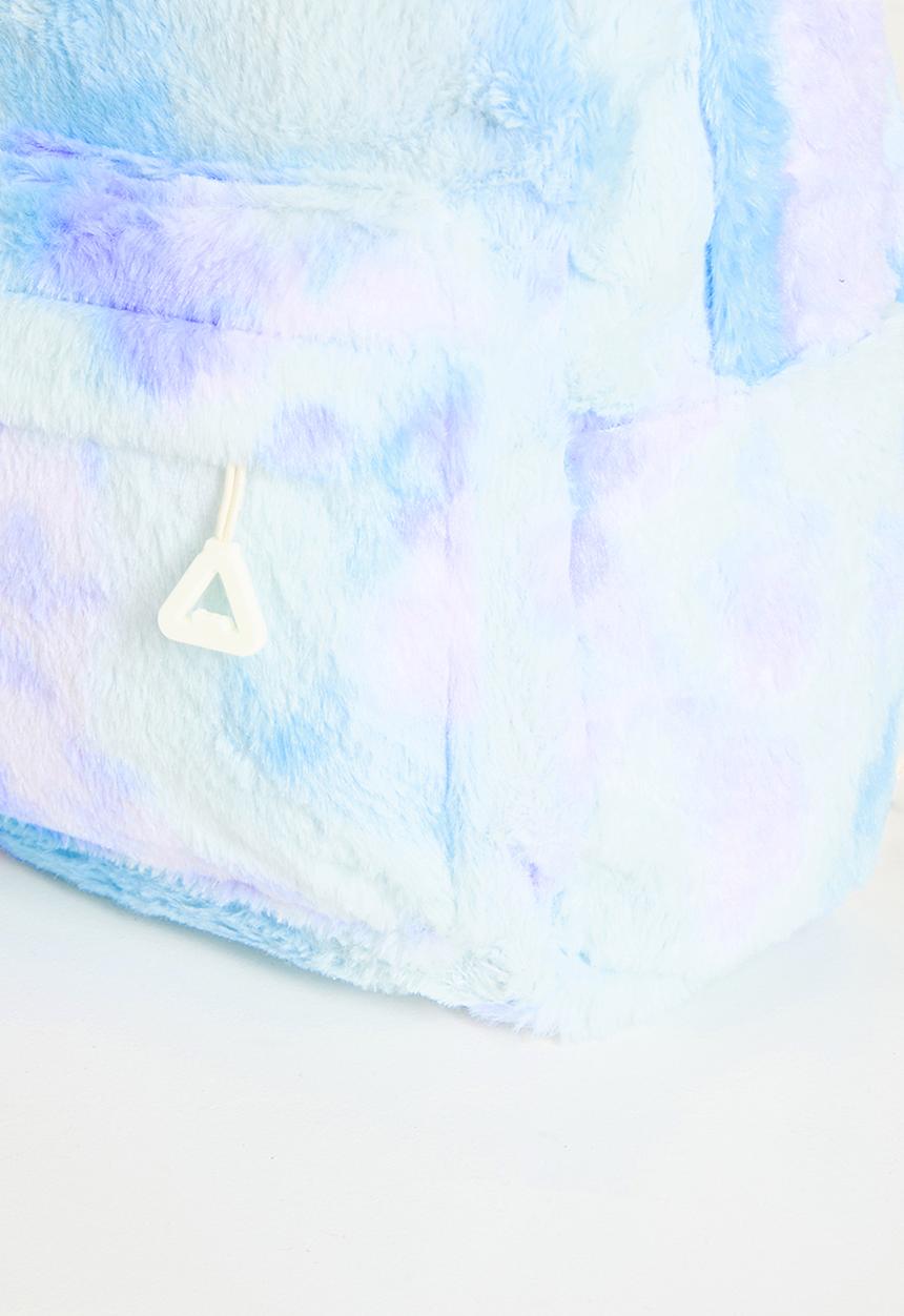 Pop Candy - Plush fabric backpack - watercolour mix