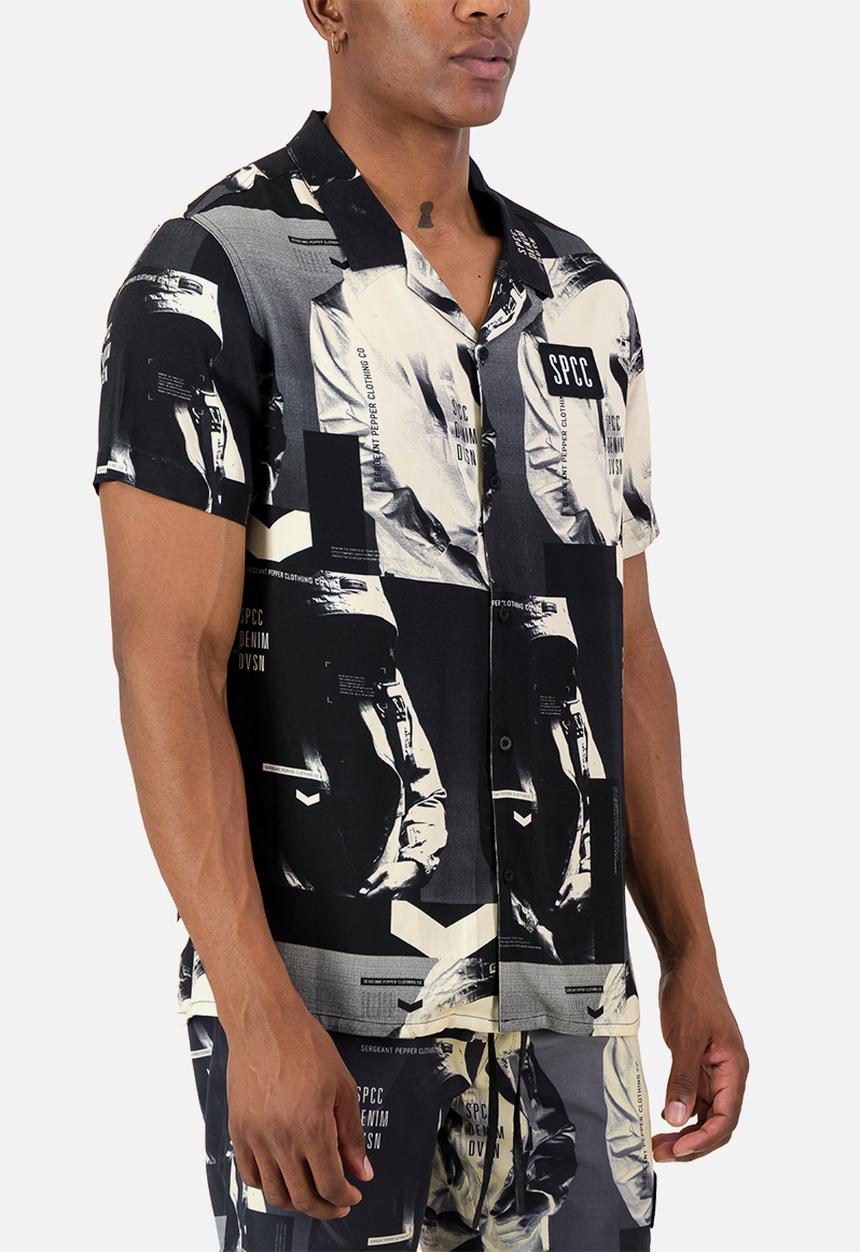 S.P.C.C - Bonello Shirt Signature Short Sleeve Woven Shirt - Buttermilk