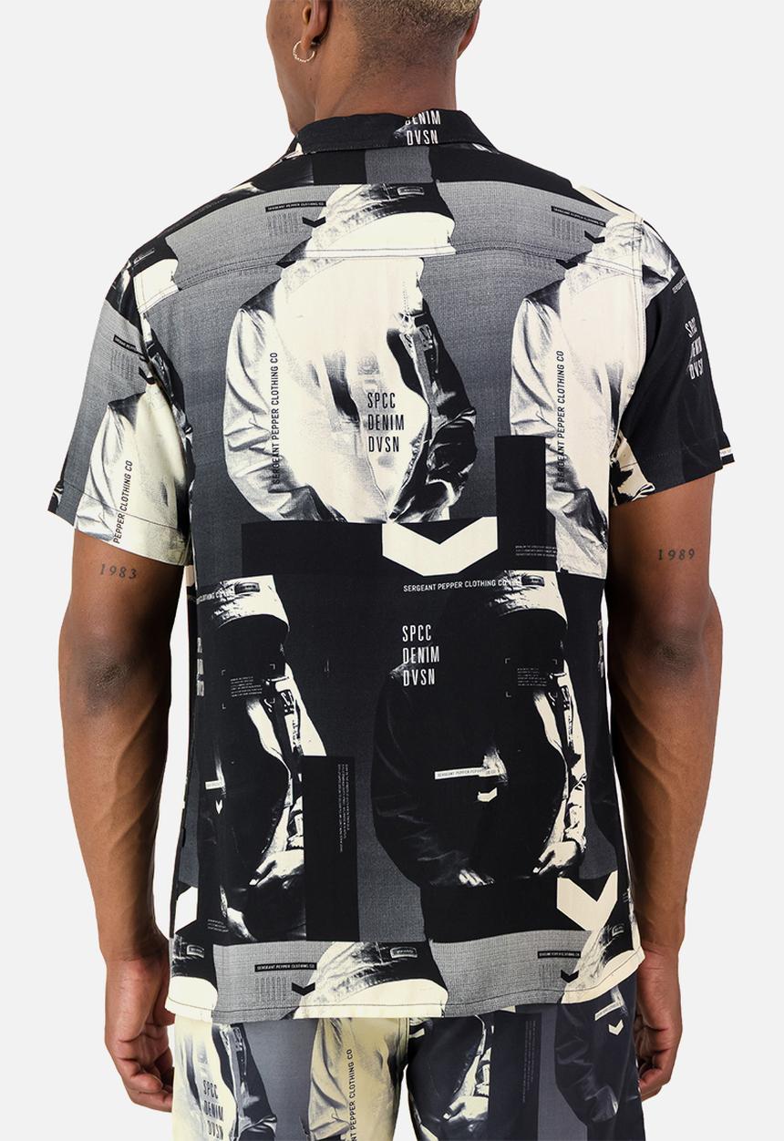S.P.C.C - Bonello Shirt Signature Short Sleeve Woven Shirt - Buttermilk