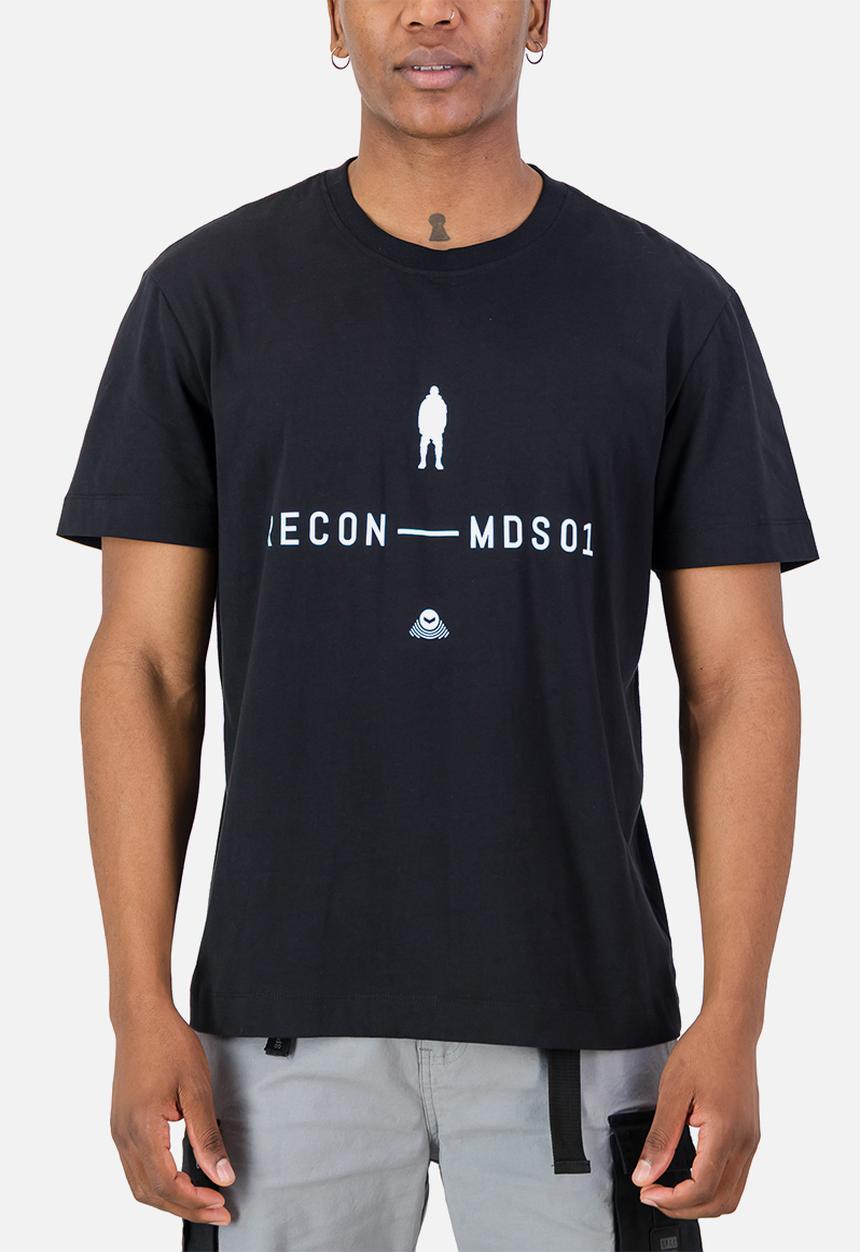 S.P.C.C - Recon Alloy Tee  - Relaxed Fit Signature Tees Black