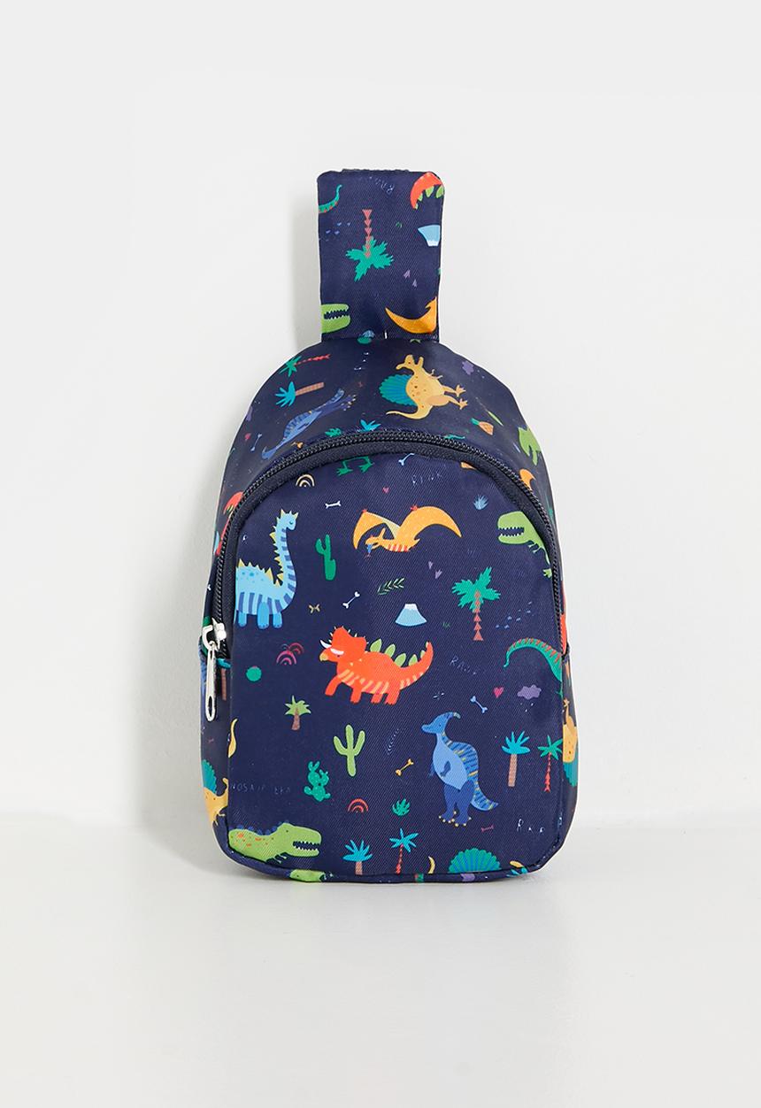 Pop Candy - Top loading crossbody bag - navy/dino world