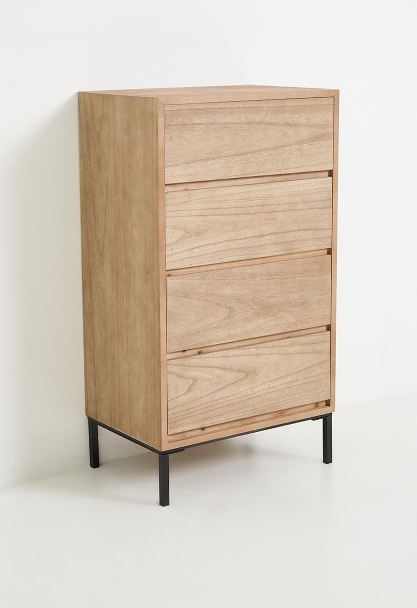 Sixth Floor - Jenin 4 drawer storage - Natural