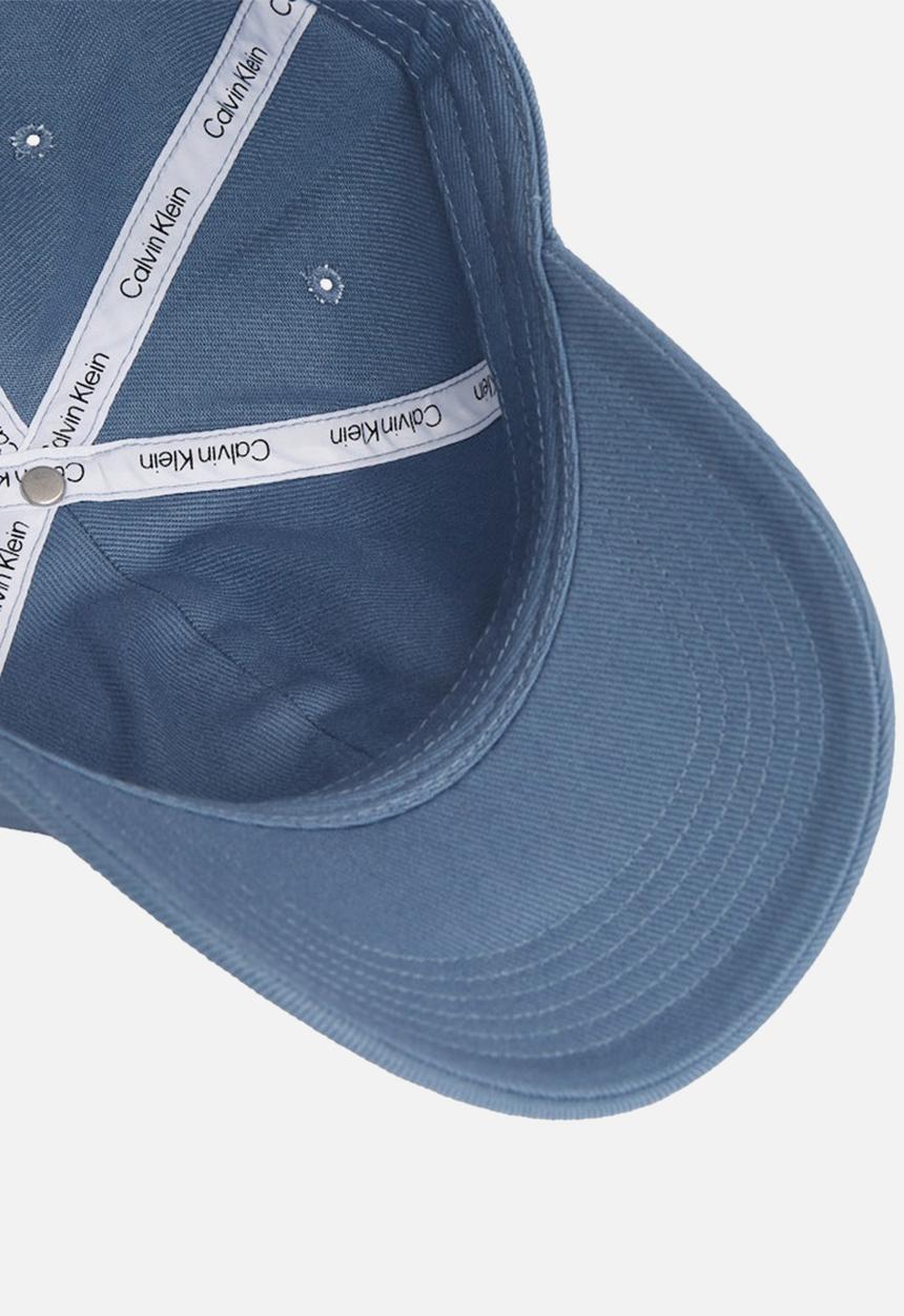 Calvin Klein - 6 Panel Small Monogram Cap - Faded Denim