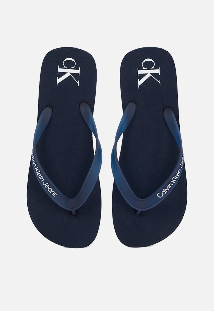 Calvin Klein - Beach sandal transparent tpu - calvin navy/bright white