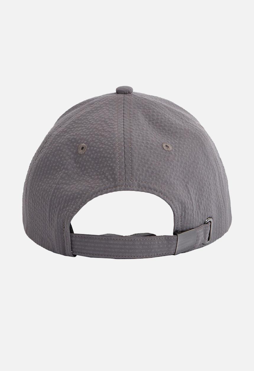 Calvin Klein - Seersucker Patch Bb Cap - Volcanic Glass