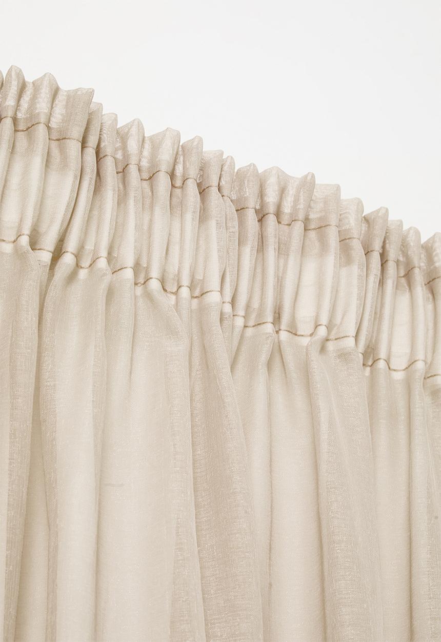 Sixth Floor - Spectra sheer Taped Curtain - natural