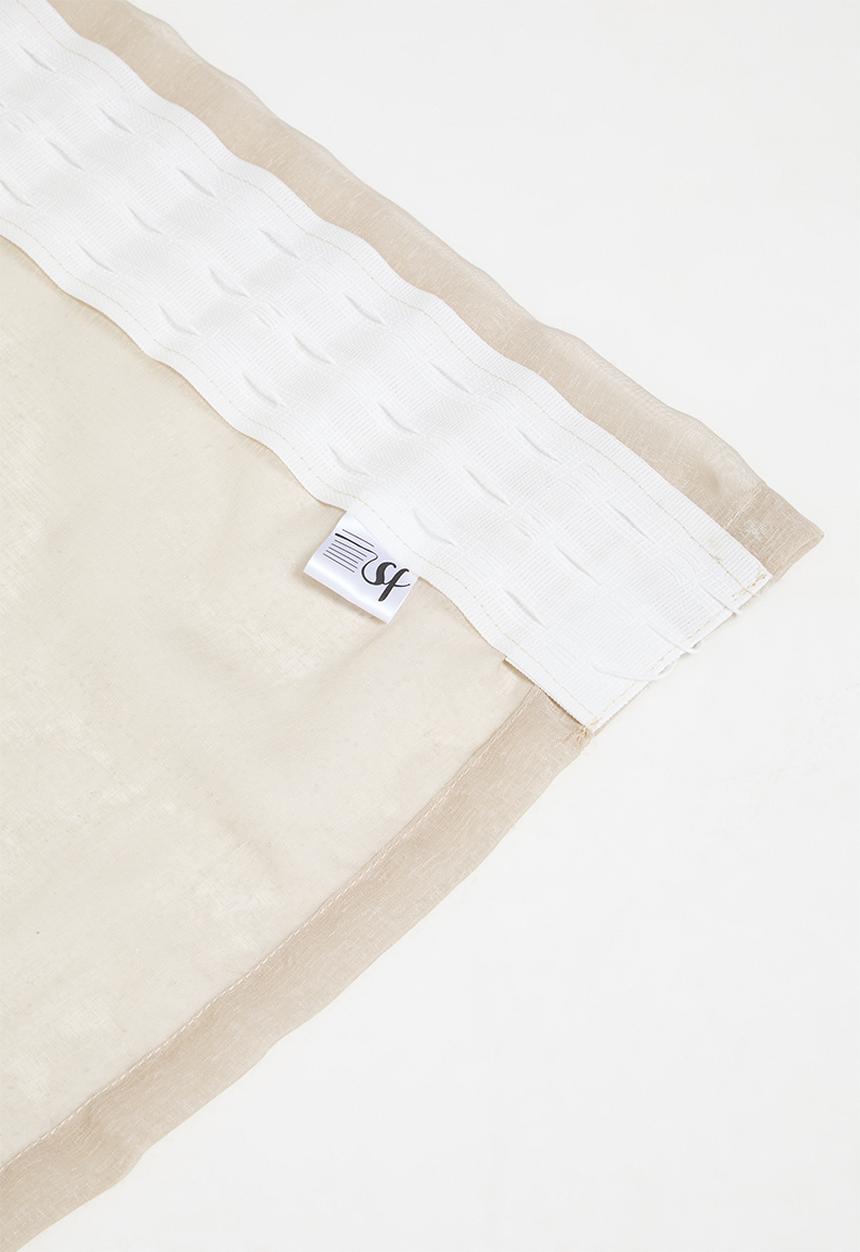 Sixth Floor - Spectra sheer Taped Curtain - natural