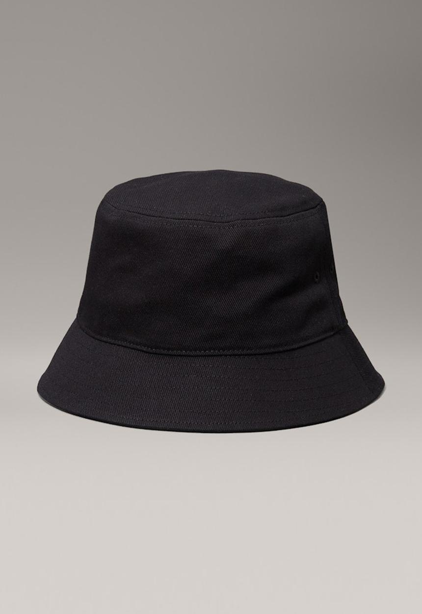 Calvin Klein - Mono Logo Embro Bucket Hat - Black