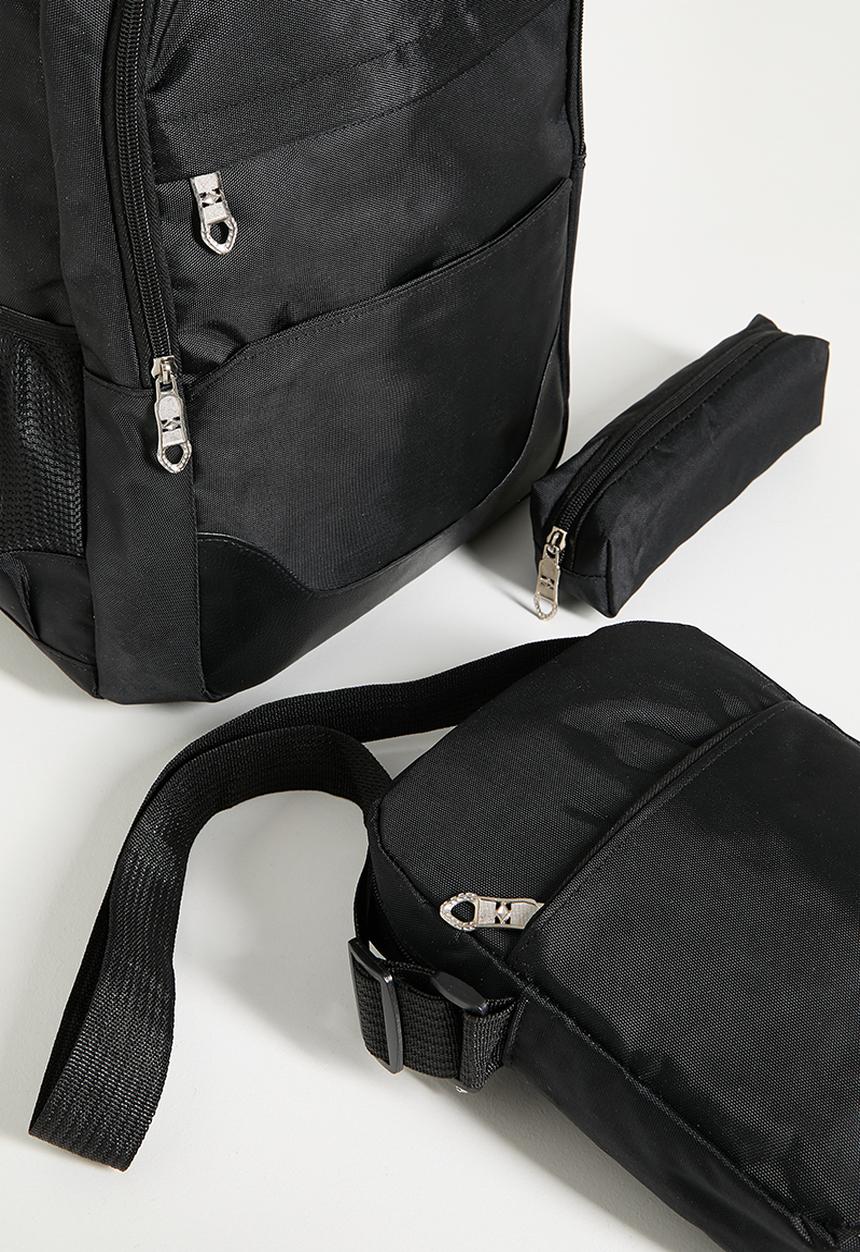 Pop Candy - 3 piece backpack set - black